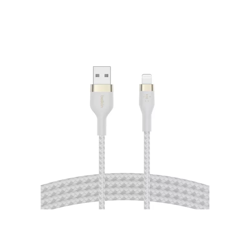 Lightning Cable Belkin CAA010BT2MWH 2m White