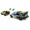 LEGO City playset 60415 Police Car and Muscle Car Chase — 213 pieces, 2 minifigures, age 6+