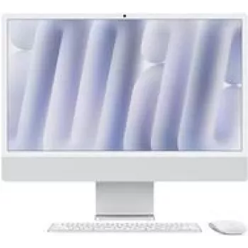 Apple iMac24 Silver/M4-10C-CPU 10C-GPU/16GB/256GB SSD/NK-ID-German/MM2/1GB Ethernet (Z1EH_469_DE_CTO)