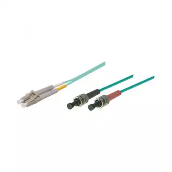 Patch Cable LWL Duplex OM3 (Multimode, 50/125) LC/ST, LSZH, reversible polarity, 5m, Good Connections®
