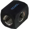Alphacool HF Anschlussterminal TEE T-Stück Rund G1/4 - Deep Black (17030)