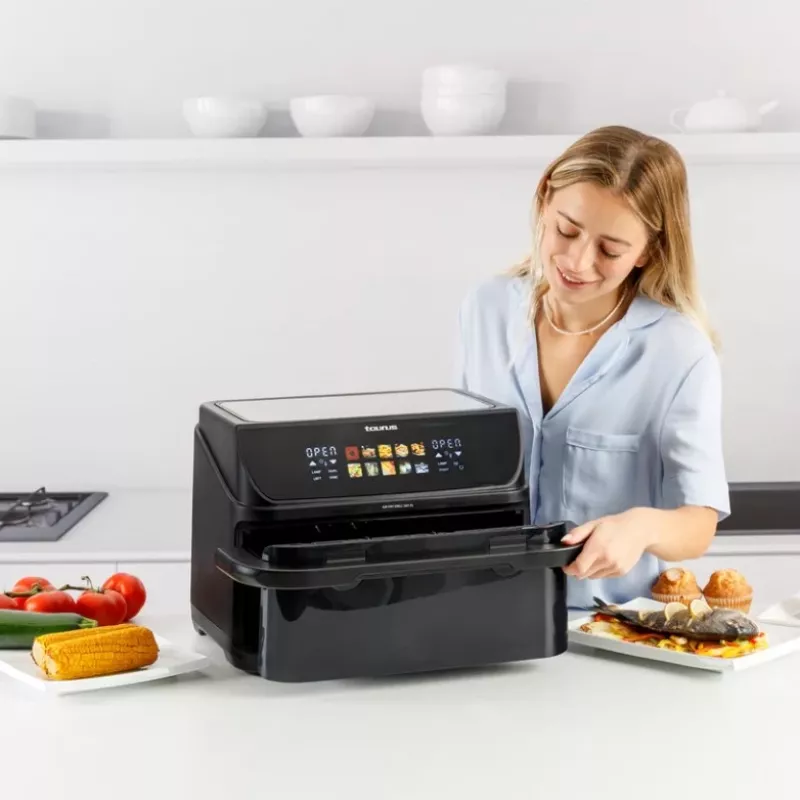Fat-free deep fryer with long basket and grill Taurus 973004000