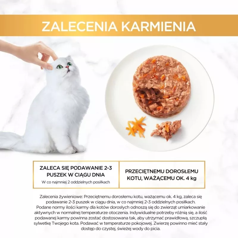 Wet cat food pouches Purina Gourmet Gold Savoury Cake Mix 48×85 g, adult, 74% moisture, 17% protein