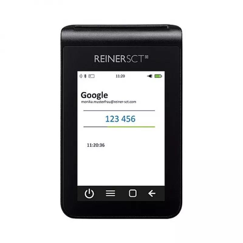 Card reader ReinerSCT tanJack deluxe Black TFT, model 2708200-000, weight 220 kg