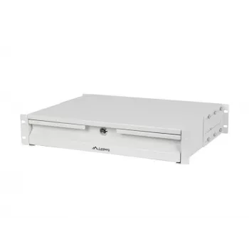 CABINET DRAWER 19 2U 360MM GREY LANBERG (2U/483X360MM LOAD CAPACITY UP TO 90KG, 4-POINT MOUNTING)