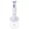 Adler AD 4620 Hand Blender Set, 800 W, 2 Speeds, 450 ml Chopper, 750 ml Beaker, Whisk, White