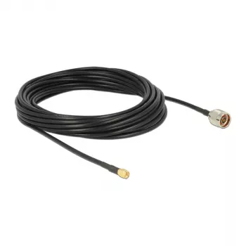Coaxial Cable DeLOCK 89466 10m N plug SMA plug Black