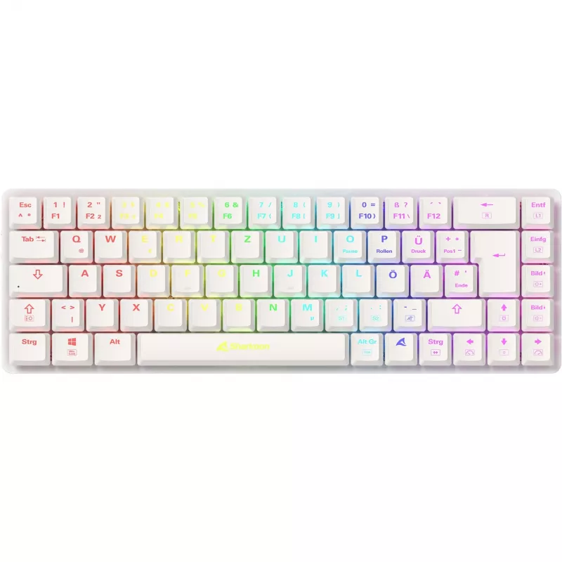 Sharkoon PureWriter W65 Keyboard Gaming RF Wireless QWERTZ German Black