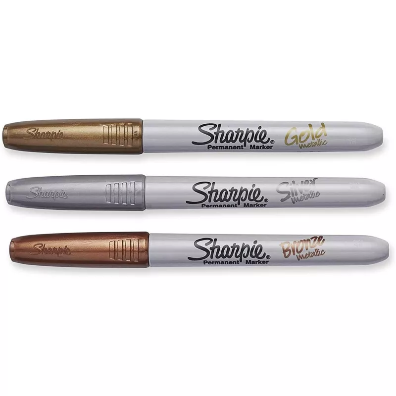 Marker Fine tip Sharpie 1986006 Bronze Gold Silver