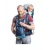 Baby carrier backpack Deuter Kid Comfort Pro, blue, polyamide, max 22 kg, sunshade, side pocket
