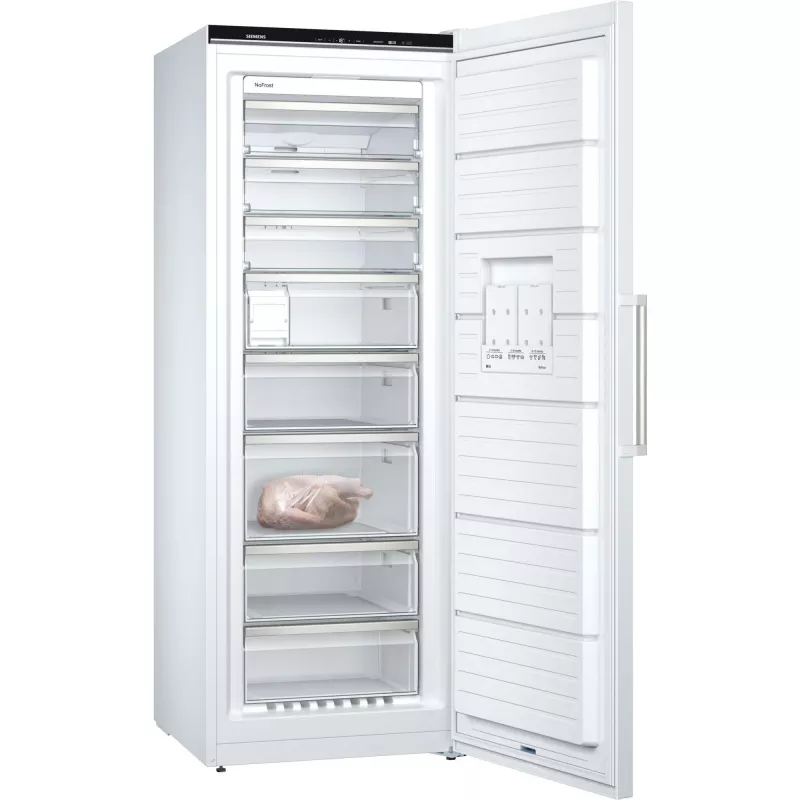 Siemens iQ500 GS58NAWCV freezer Upright freezer Freestanding 366 L White