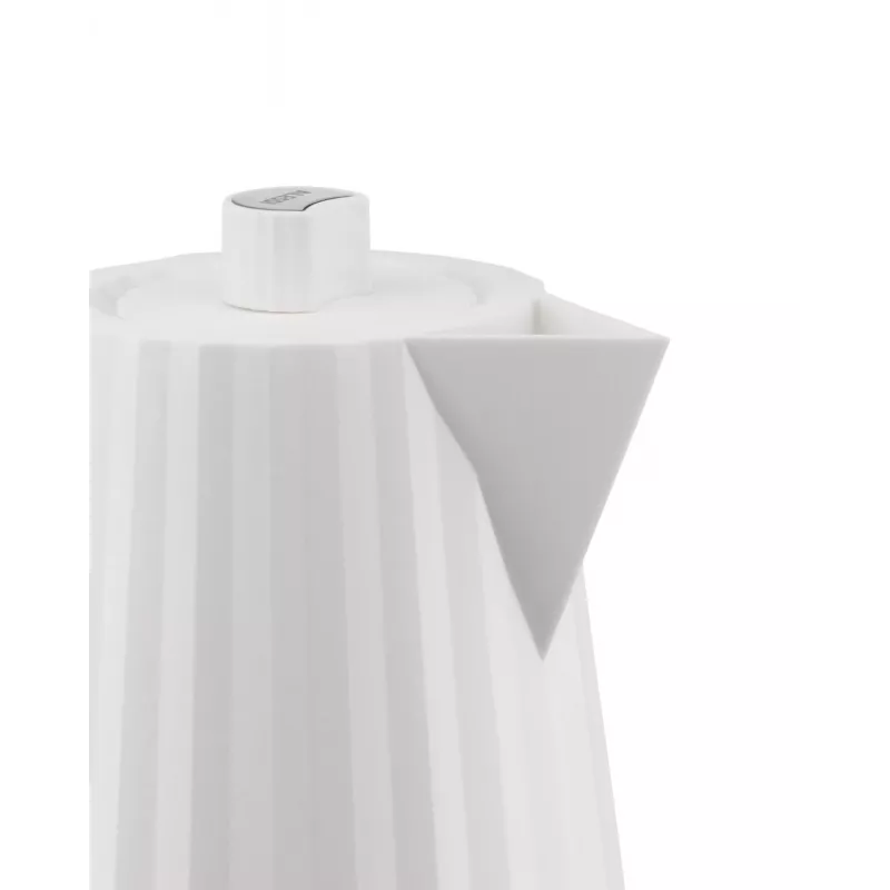 Alessi MDL06 B Pleated Electric Kettle, Black Euro Plug