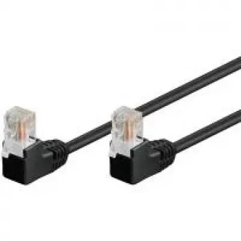 Networking Cable Goobay 96085 Black 0.5m Cat5e U/UTP