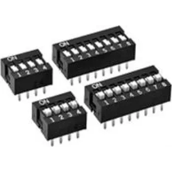 Omron A6E-8101-N DIP-Switch Number of Poles (num) 8 THT 1 pc(s) Bag
