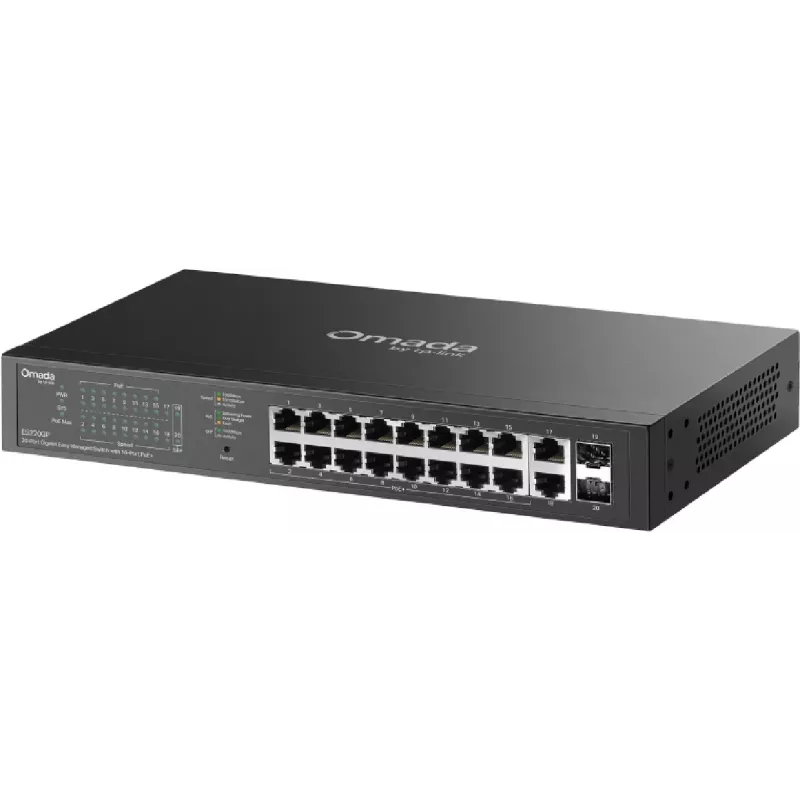 Network switch TP-LINK OMADA ES220GP Managed 18x Gigabit (10/100/1000) with PoE+ support