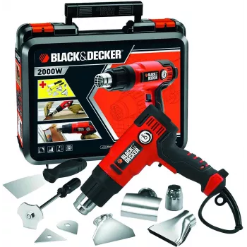 Hot air gun Black & Decker KX2200K-QS — 2000 W, 720 L/min, up to 645°C, pistol handle, 900 g