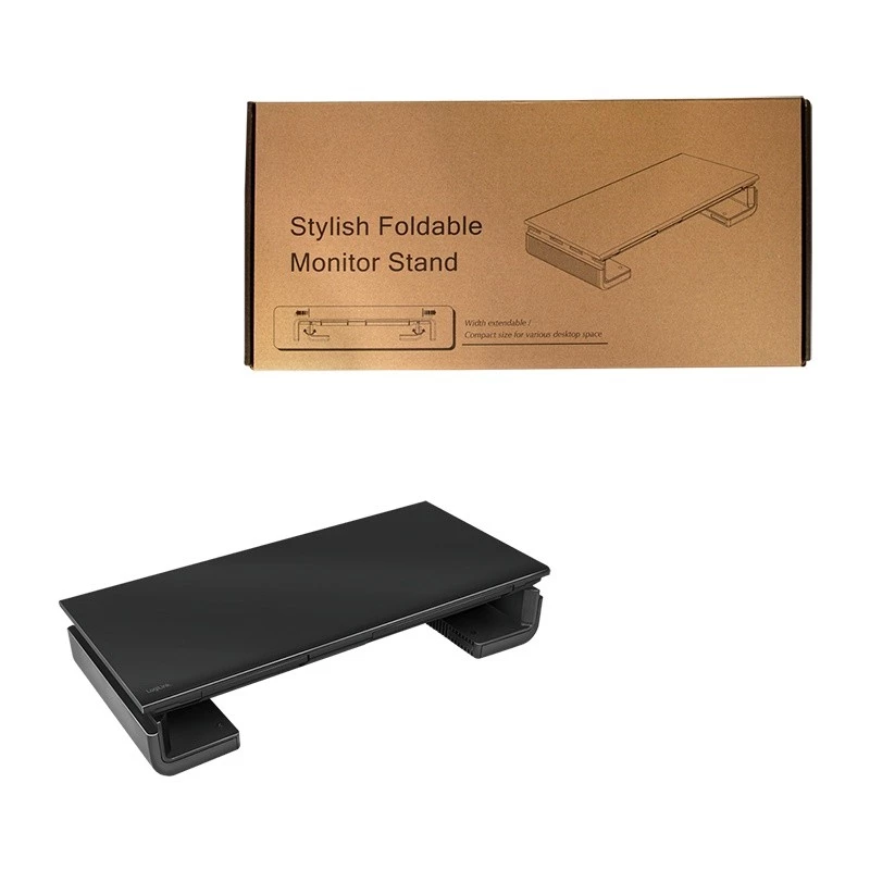 Ergonomic tabletop monitor riser, max. 25k