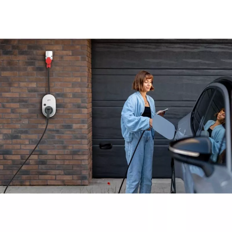 Charger Gemini flex 2.0, 22 kW (32A 3-phase), Wallbox White/black, mobile Charging Dock, 4G/LTE
