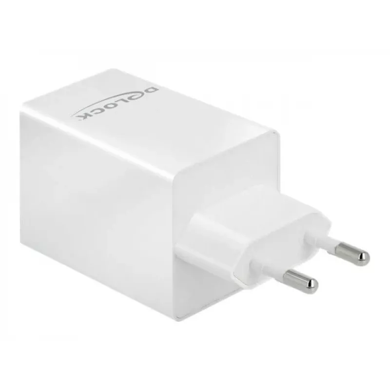 Charger DeLOCK USB GaN Charger USB Type-C PD 3.0 and USB Type-A 48 W