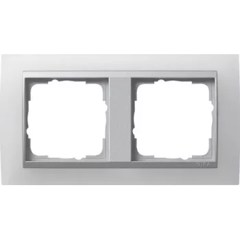 GIRA Event Opak Aluminium - White (021250)