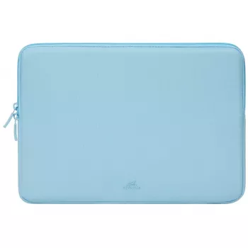 Laptop sleeve Rivacase Riva Szuzuka 14 inch Pastel Blue — protective neoprene case for 14 inch laptops