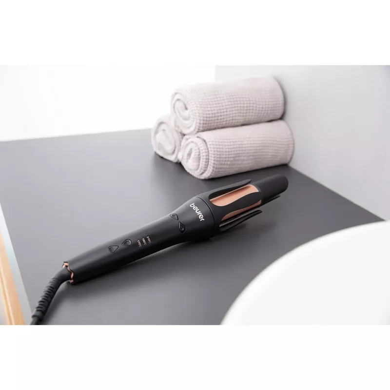 Curling iron Beurer HT 75 — 25 mm ceramic-coated barrel, black/copper finish