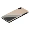 Phone case man and wood for iPhone XS Max — gray suit, black