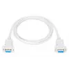 Assmann Zero-Modem connection cable. D-Sub9 F/F. 1.8m. snap-hoods. be (AK-610100-018-E)