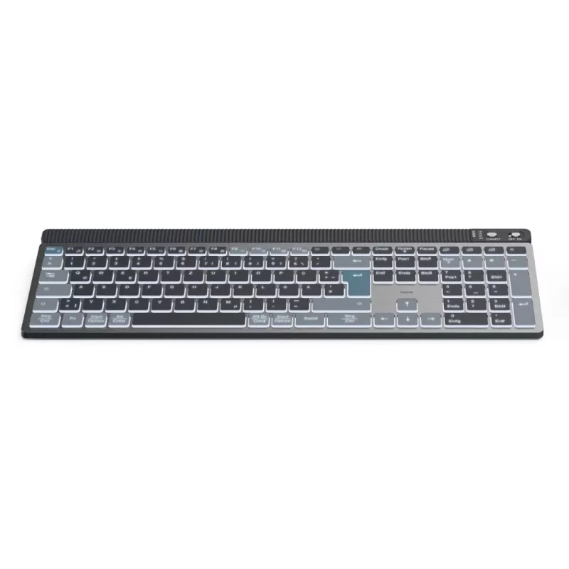 Wireless multi-device keyboard and mouse set HAMA WKM-750 — black, wireless connectivity