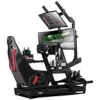 Next Level Racing GTElite Aluminium Simulator Cockpit - Wheel Plate Edition + O-Rouge C1-XL Cold Fusion Simracing Seat