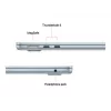 MacBook Air 13, Sky Blue, M4 (10-CPU/10-GPU), 16GB, 512GB, German, 35W Dual USB-C Port Power Adapter, MC6U4D/A