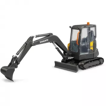 BRUDER model vehicle — Volvo ECR40 compact excavator (toy) by BRUDER, model 02465