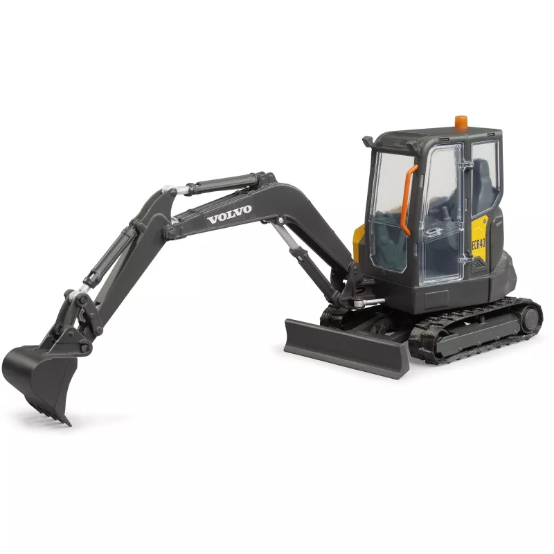 BRUDER model vehicle — Volvo ECR40 compact excavator (toy) by BRUDER, model 02465