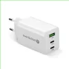 Power charger everActive SQ-655Q 65W, 1×USB-A + 2×USB-C fast charging