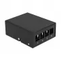 Patch Panel DeLOCK Keystone 4 Port Black