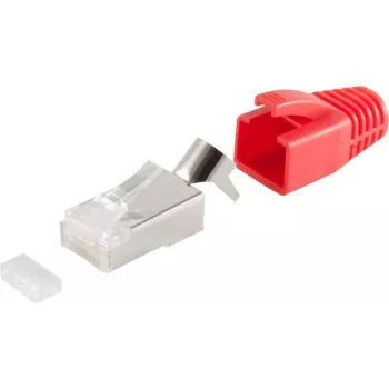 Wire Connector RJ-45 ShiverPeaks 72067-10R Red White
