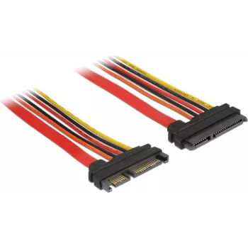 SATA Cable DeLOCK 84919 0.3m SATA 22-pin Black Orange Red Yellow