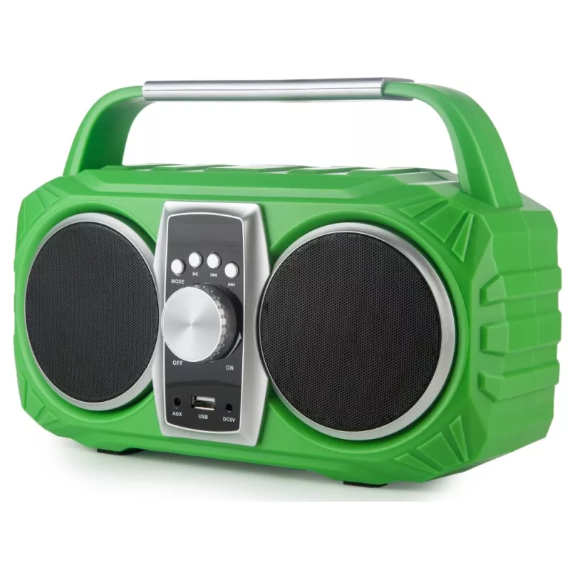 Radio clock PRIME3 Prime3 APR71GR Neon — alarm clock with FM radio and LED display