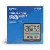 Indoor temperature and humidity sensor SAVIO CT-01/B freestanding, LCD, -10–55°C, 10–99% RH, CR2032