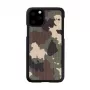 Smartphone case man and wood for iPhone 11 Pro — camouflage black protective cover