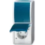 BUSCH JAEGER 2601/6/20 EBW-53 - Type F - 2P+E - Blue - White - IP44 - 250 V - 16 A
