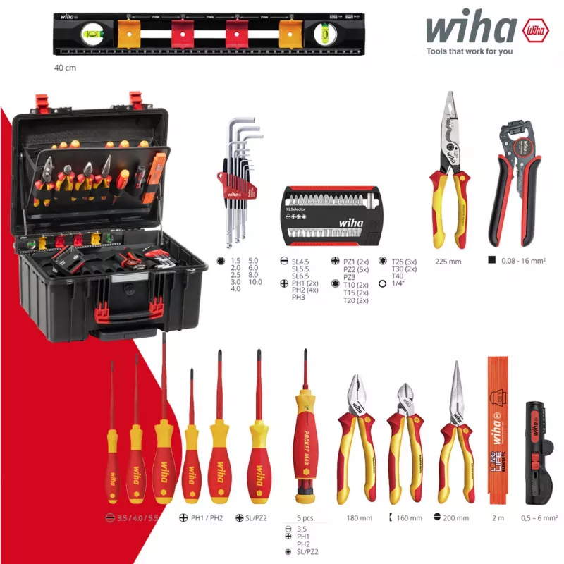 Screwdriver wiha WIHA-45795 with ergonomic handle and precision tip
