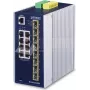 Managed Switch PLANET IP30 Industrial L3 8-Port Gigabit Ethernet