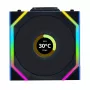 Fan Lian Li UNI FAN SL Wireless LCD 120 12 cm Black 31 dB 51.45 cfm