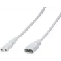 LogiLink - Power Extension Cable - IEC 60320 C8 to IEC 60320 C7 - 2 m - Moulded - White