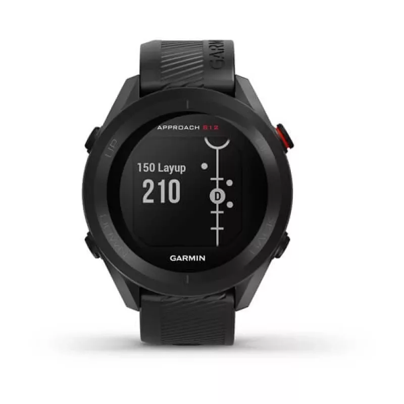 GPS golf watch GARMIN Approach S12 Black, 43 mm case, silicone band, 30 h GPS battery