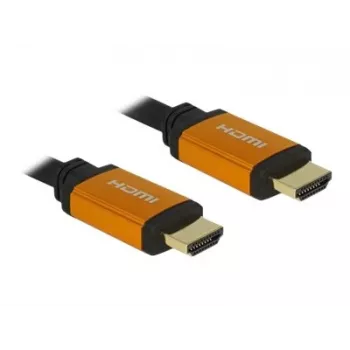 HDMI Cable DeLOCK 85727 1m Type A Male to Male Black Gold