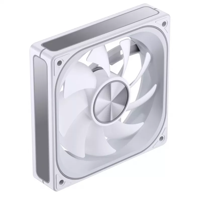 120mm PWM ARGB cooling fan Jonsbo ZA-120 white — model ZA-120W, PWM control, ARGB lighting