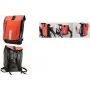 Bike pannier FISCHER 86282 waterproof red/black PVC polyester, single bag