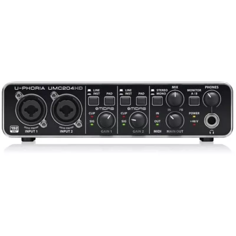 Behringer UMC204HD supplementary music equipment